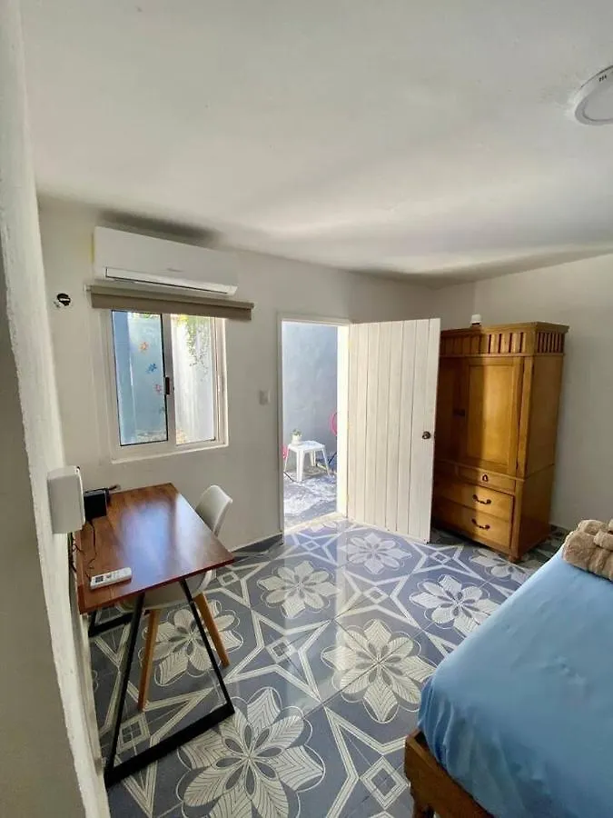 Cozy Apartment King Bed Ac Downtown Cozumel